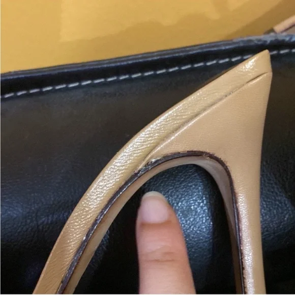 Bebe Size 5 Vintage Y2K Bow Heels - Picture 3 of 6